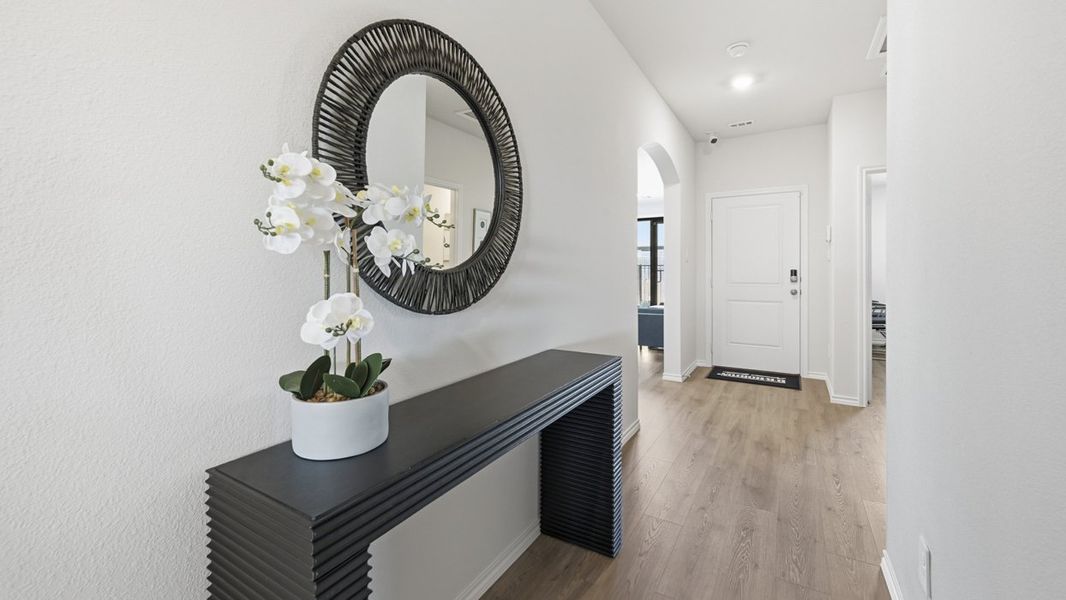 Furnished interior in a model home at Sweetwater Springs in Sherman (Image 4).
