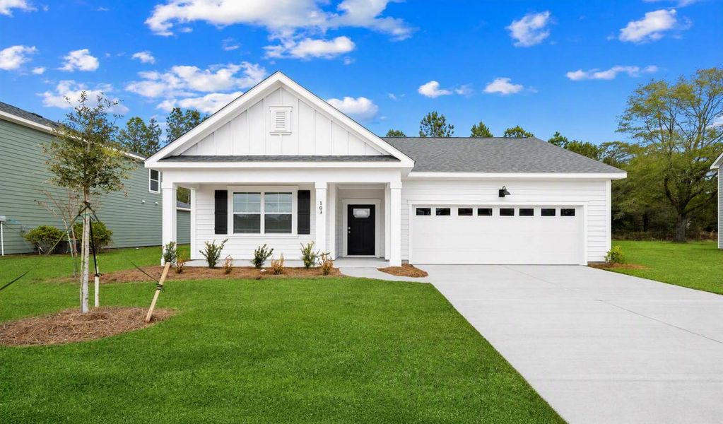 Front exterior of a home in the Laurel Grove community, located in Guyton, GA (Image 4).