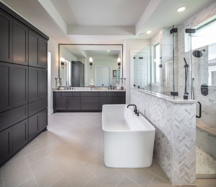 Furnished interior in a model home at Harper Estates in Celina (Image 24).