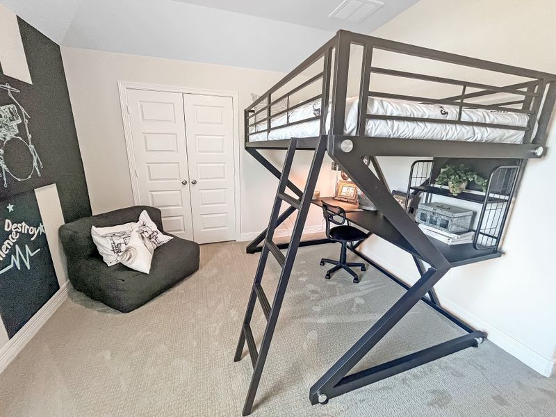 Furnished interior in a model home at Trails at Woodhaven Lakes in La Marque (Image 14).