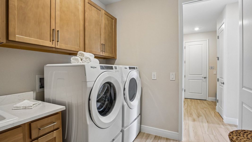Furnished interior in a model home at Hammock at Two Rivers in Zephyrhills (Image 80).