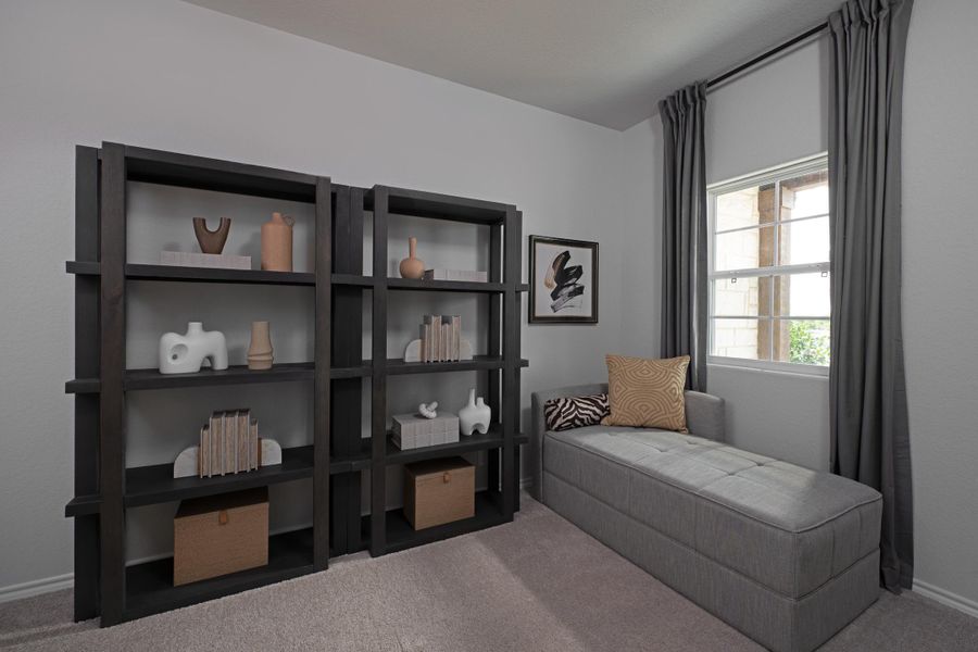 Furnished interior in a model home at Arcadia Ridge in San Antonio (Image 13).