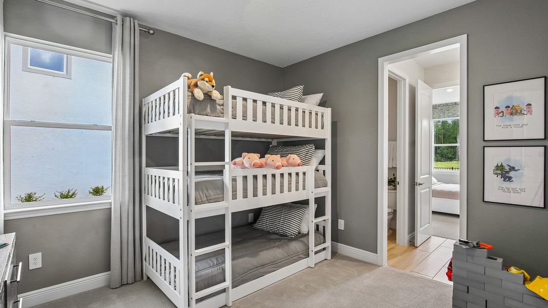 Furnished interior in a model home at Hammock at Two Rivers in Zephyrhills (Image 86).