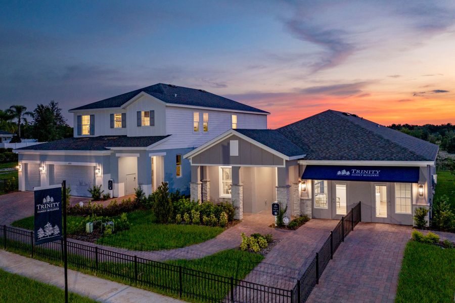 Model homes at Eagletail Landings