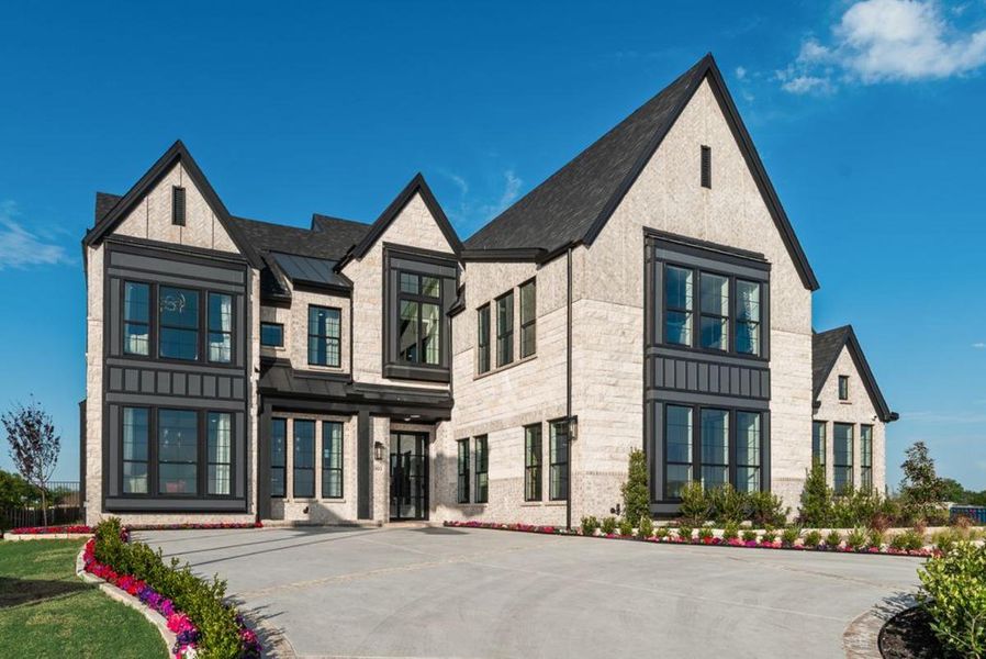 Front exterior of a home in the Creekside at Elevon community, located in Lavon, TX (Image 9).