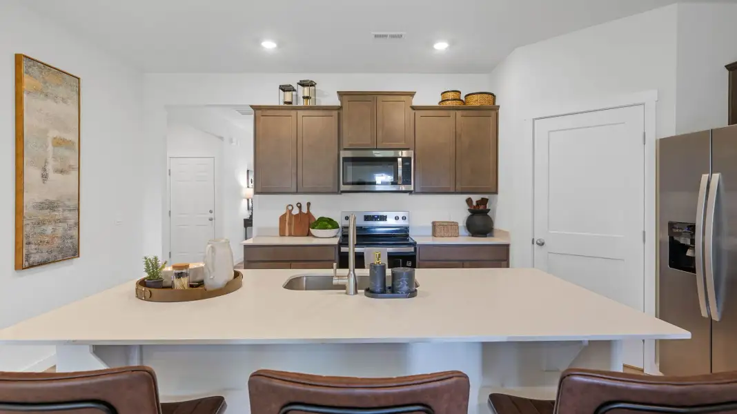 Furnished interior in a model home at The Hideaway at Edgestone in Ooltewah (Image 15).