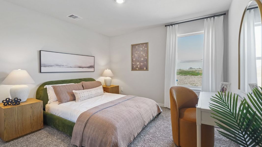 Furnished interior in a model home at Portland Village in Portland (Image 15).