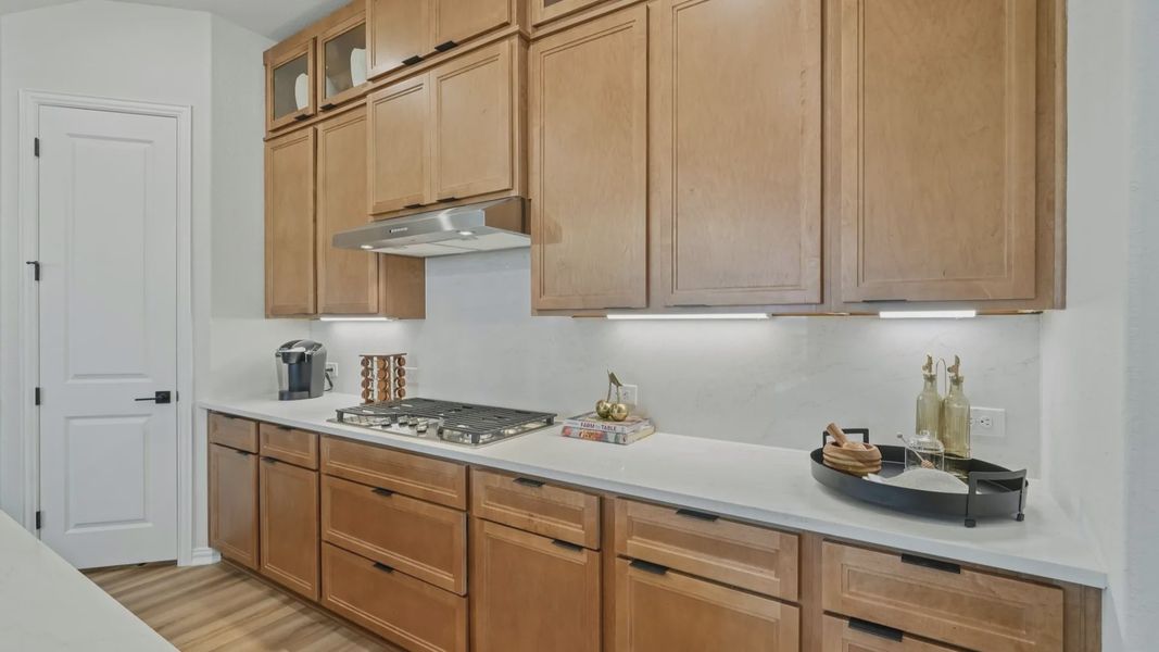 Furnished interior in a model home at Prominence in San Antonio (Image 12). Furnished interior in a model home at Prominence in San Antonio (Image 12).