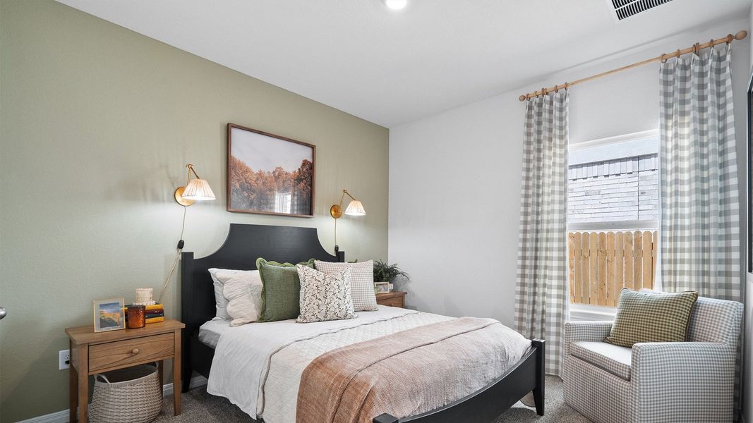 Furnished interior in a model home at Rosenbusch Ranch in Leander (Image 87).