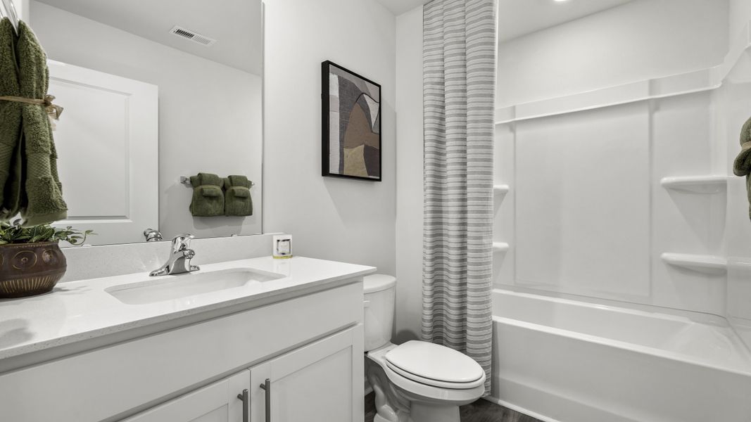 Furnished interior in a model home at Baymeade in Lexington (Image 15).