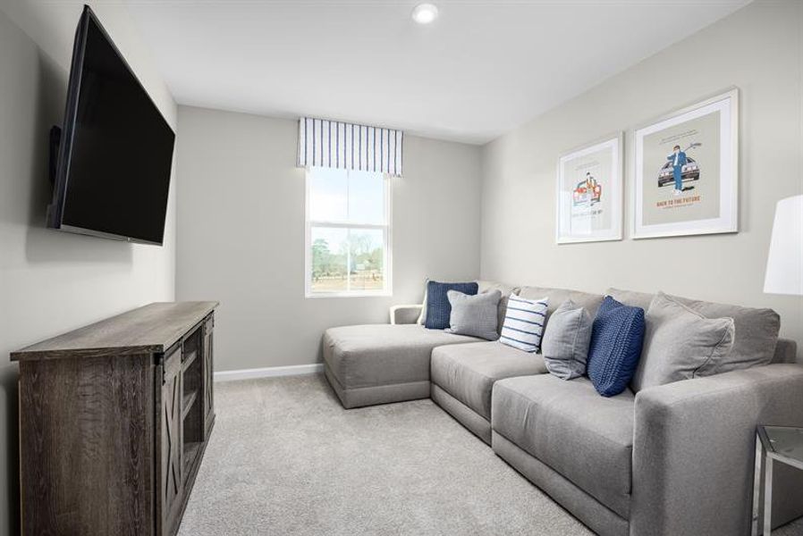 Furnished interior in a model home at Derby Run in Smyrna (Image 10).