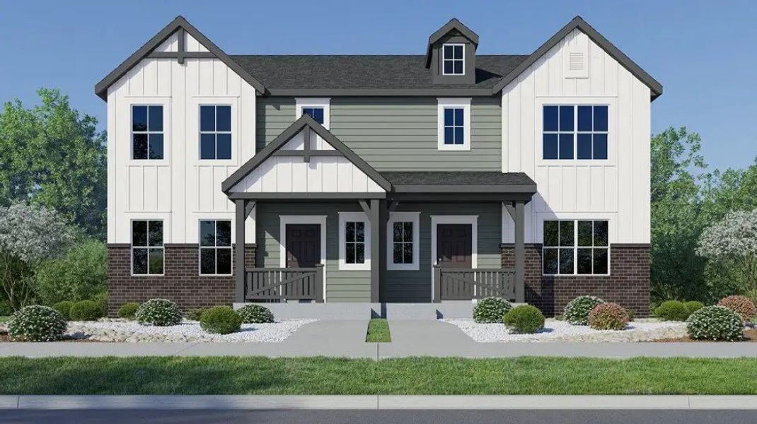 Front exterior of a home in the Timber Lark community, located in Fort Collins, CO (Image 9). Front exterior of a home in the Timber Lark community, located in Fort Collins, CO (Image 9).