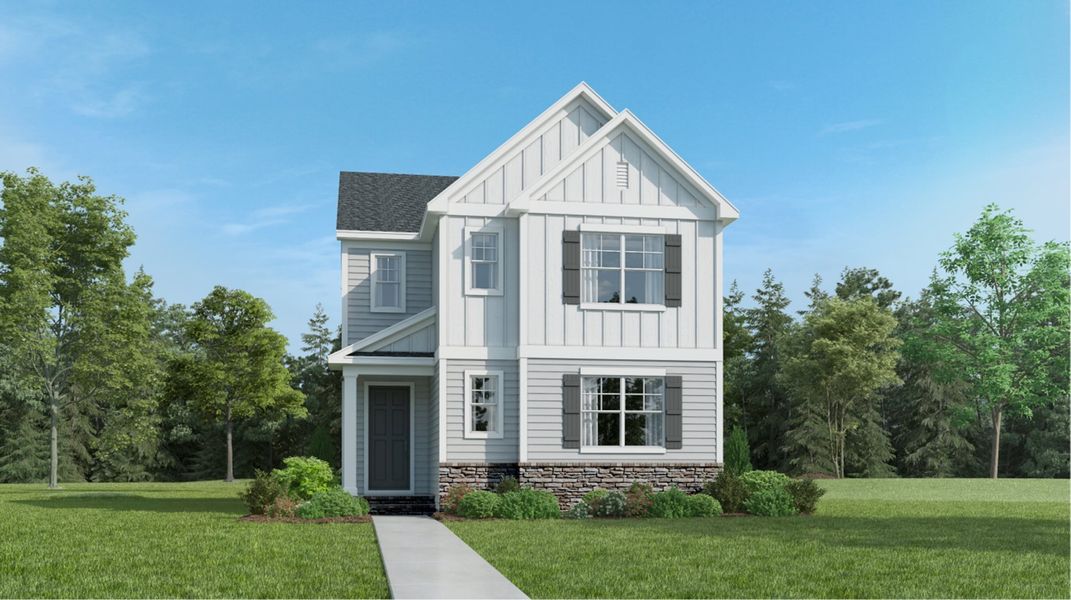 Image 3 of the Devon Square: Cottage Collection community in Wake Forest, NC.