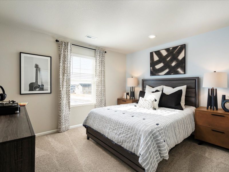 Furnished interior in a model home at Hidden Valley Farm in Severance (Image 14).