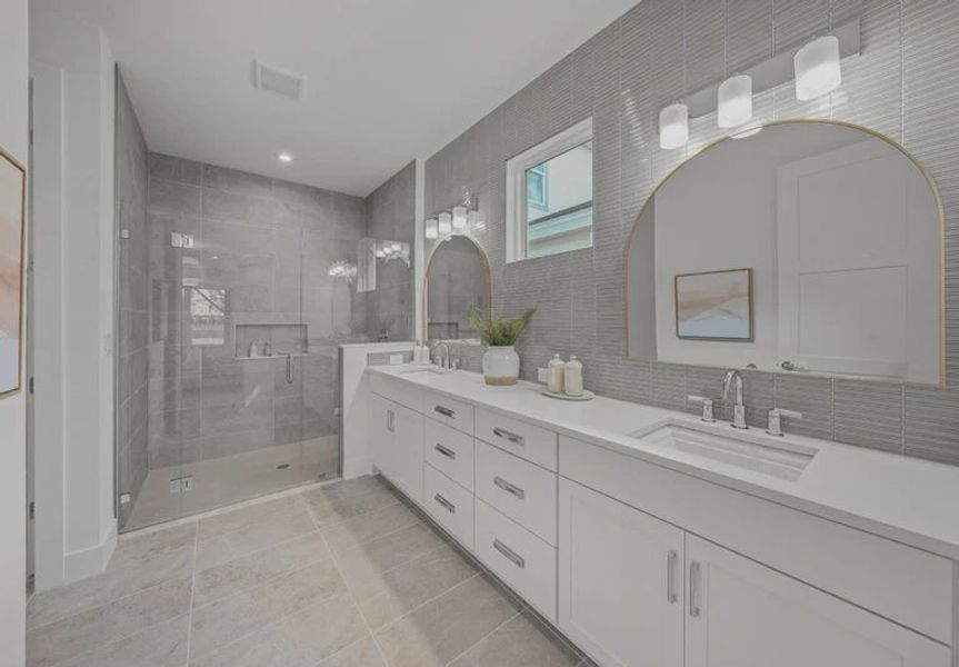 Furnished interior in a model home at Coasterra in Palmetto (Image 31).