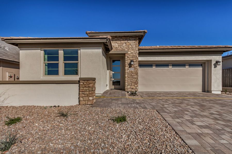 Exterior details of a home in Agave Springs at Teravalis, Buckeye (Image 17).
