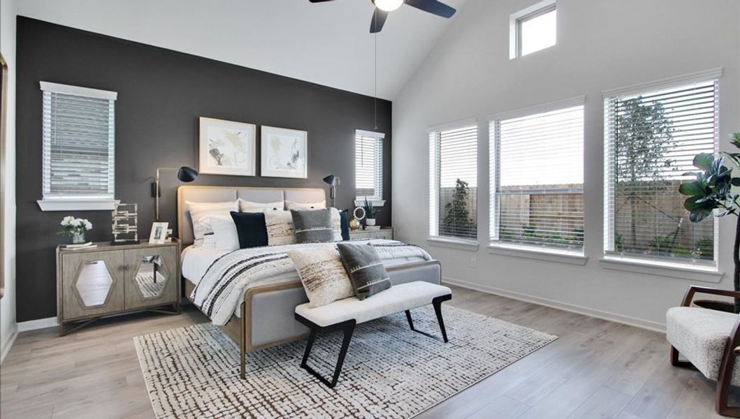 Furnished interior in a model home at Canterra Creek  60' in Iowa Colony (Image 8).