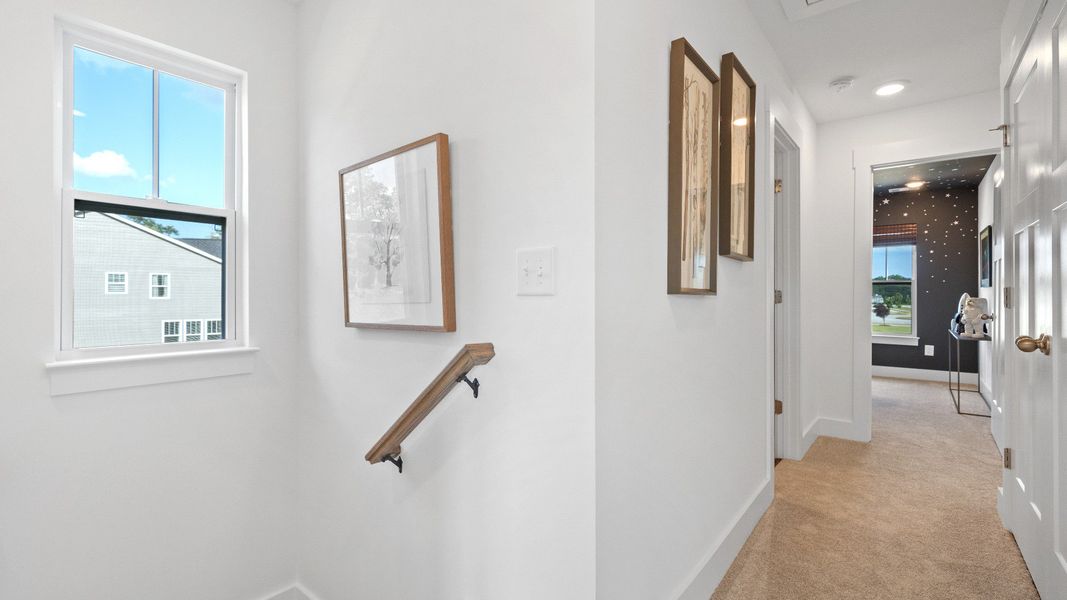 Furnished interior in a model home at Clarke Townes in Anderson (Image 4).