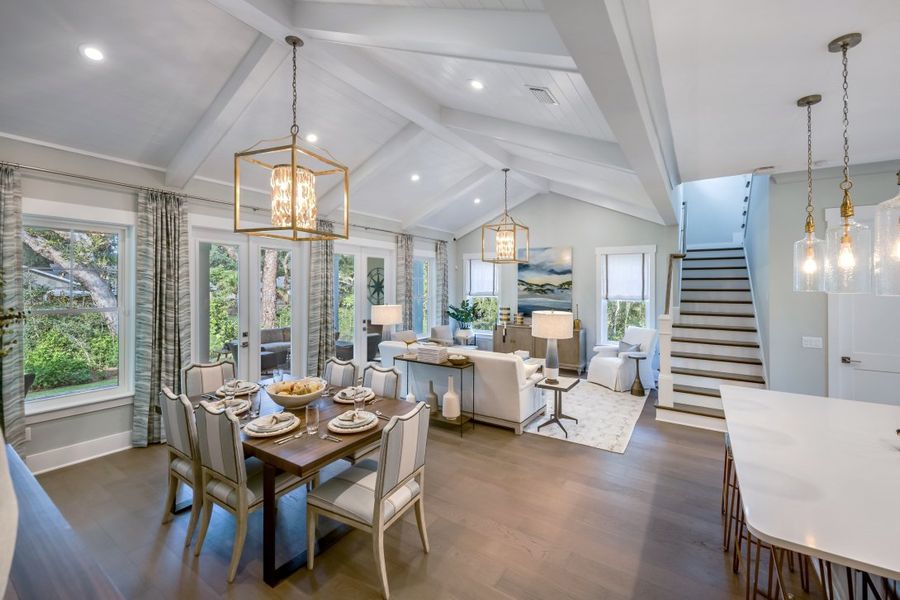 Furnished interior in a model home at Ocean Ridge in St. Augustine Beach (Image 18).