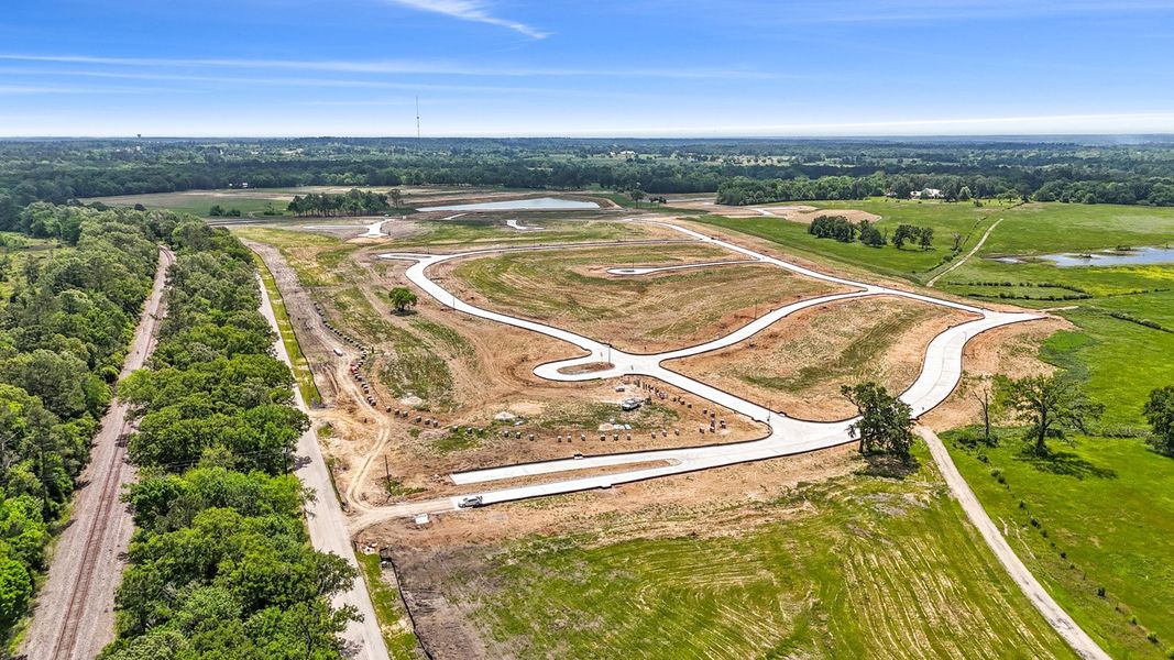 Site preparation and early development at Briarley in Montgomery, TX (Image 35).