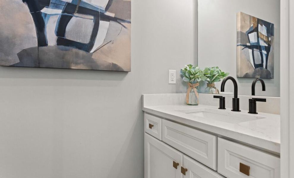 Furnished interior in a model home at Founders Club in Moore (Image 15).