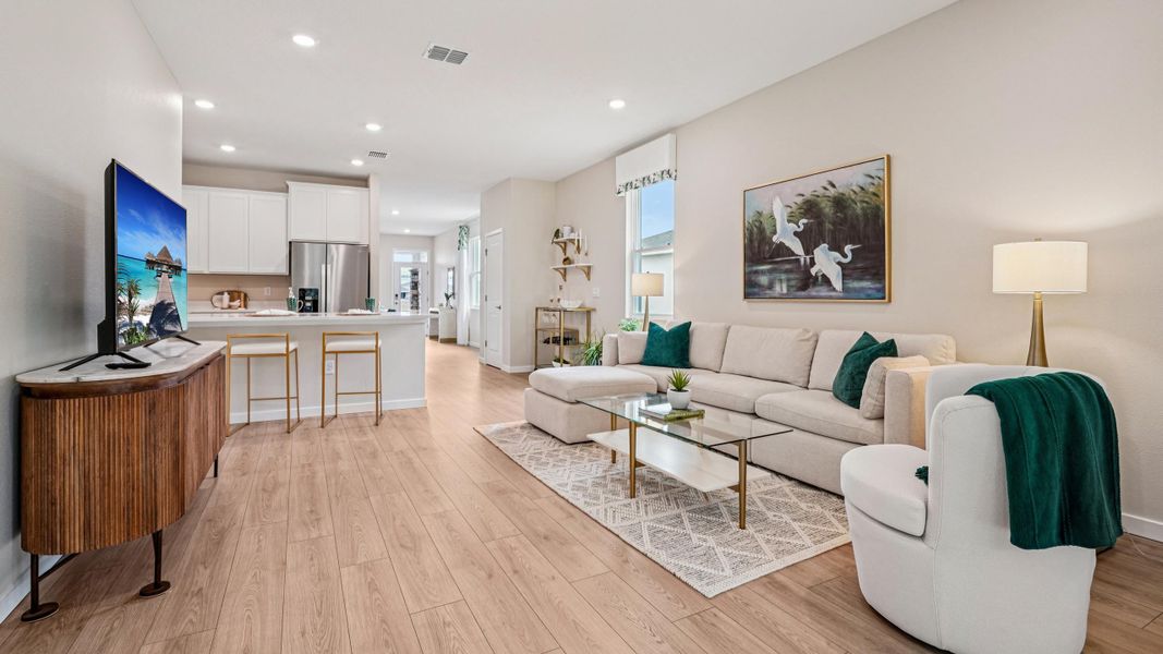 Furnished interior in a model home at Ocala Preserve in Ocala (Image 3). Furnished interior in a model home at Ocala Preserve in Ocala (Image 3).