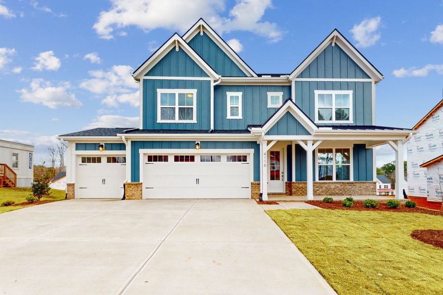 Front exterior of a home in the Stonewood Estates: Legacy community, located in Durham, NC (Image 10).