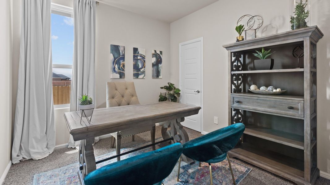 Furnished interior in a model home at Heritage Parks in Abilene (Image 19).
