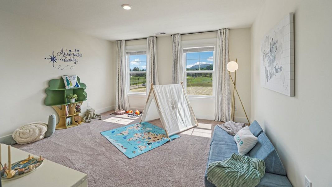 Furnished interior in a model home at Keebler Meadows in Johnson City (Image 33).