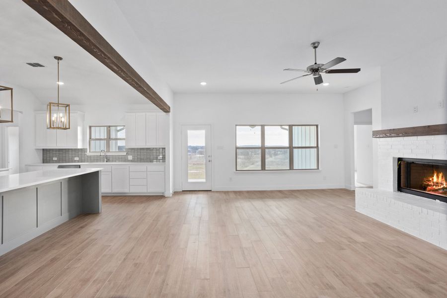 Furnished interior in a model home at The Reserve At Brock in Fort Worth (Image 12). Furnished interior in a model home at The Reserve At Brock in Fort Worth (Image 12).