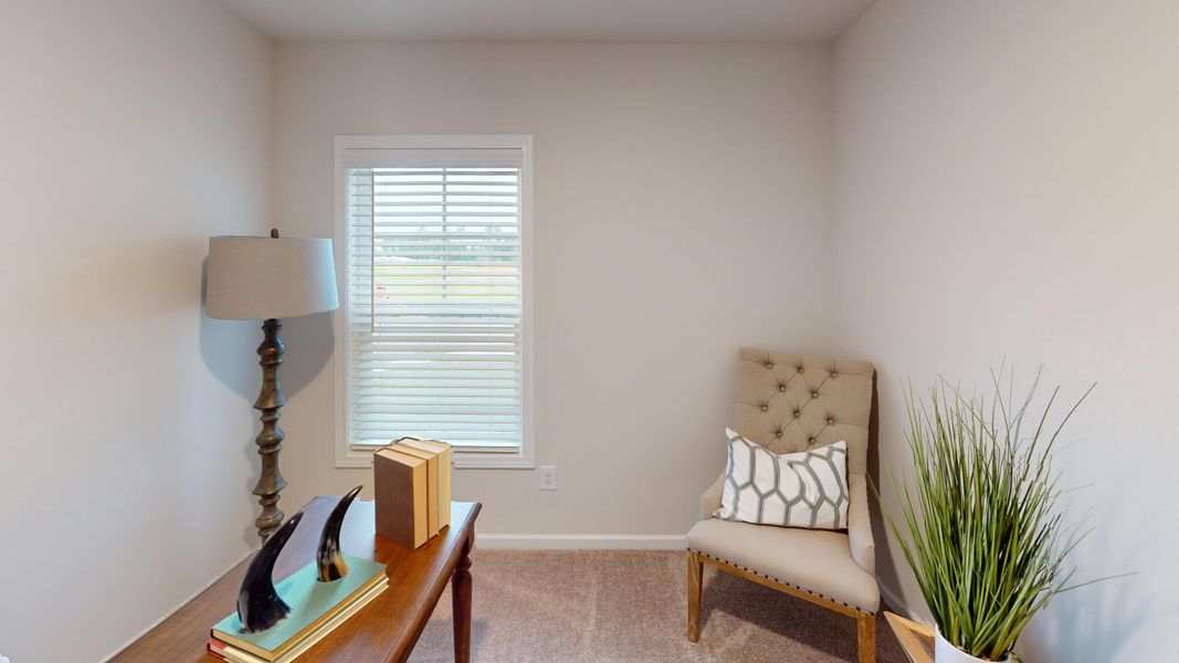 Furnished interior in a model home at Village at Boulware in Lugoff (Image 41).