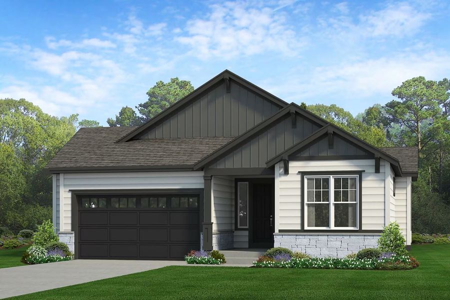 Front exterior of a home in the Cherry Meadows community, located in Brighton, CO (Image 12). Front exterior of a home in the Cherry Meadows community, located in Brighton, CO (Image 12).
