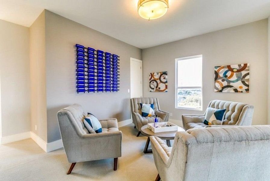 Furnished interior in a model home at Preserve at Lakeway in Lakeway (Image 20).