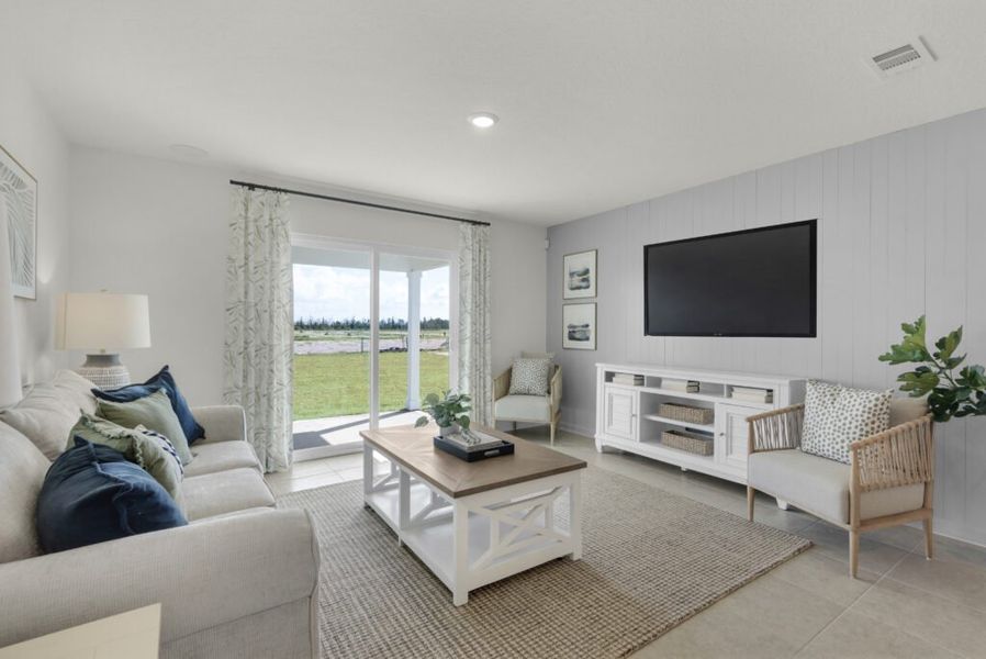 Furnished interior in a model home at Salt Creek At Mexico Beach in Mexico Beach (Image 7).
