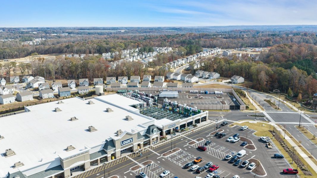 Aerial view of the Braselton Village community in Braselton, GA, showing layout and nearby surroundings (Image 14).
