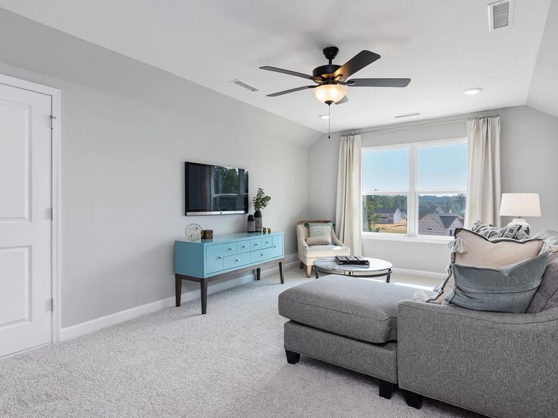 Furnished interior in a model home at Enclave at Belmont in Belmont (Image 23). Furnished interior in a model home at Enclave at Belmont in Belmont (Image 23).