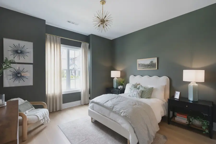 Furnished interior in a model home at Poplar Farms in Franklin (Image 4).