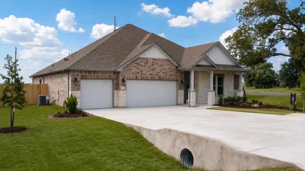 Front exterior of a home in the Homestead community, located in Temple, TX (Image 2). Front exterior of a home in the Homestead community, located in Temple, TX (Image 2).