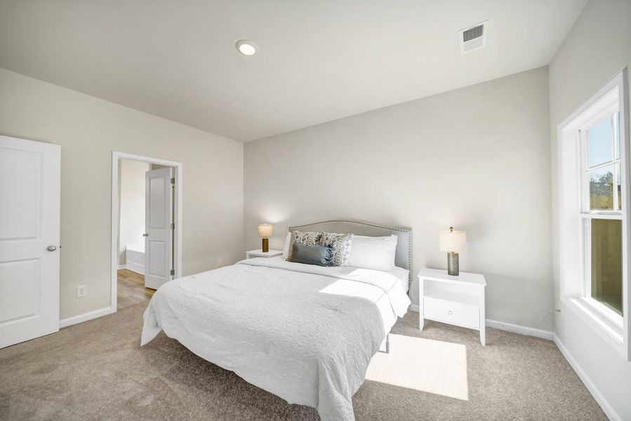 Furnished interior in a model home at Portrait Hills in Aiken (Image 47).