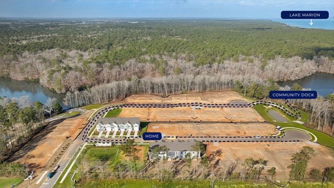Site preparation and early development at Marion Village in Santee, SC (Image 21).