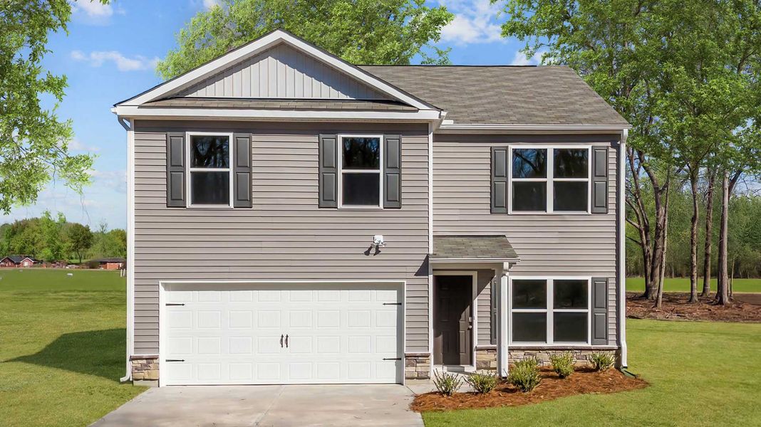 Front exterior of a home in the Blair Ridge community, located in La Grange, NC (Image 2).