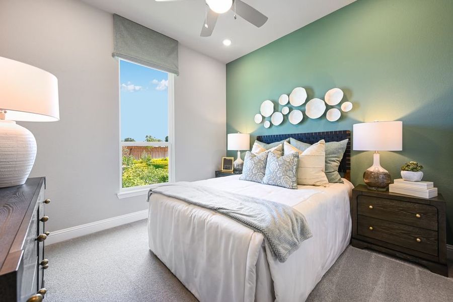 Furnished interior in a model home at The Ranch at Uptown Celina 60s in Celina (Image 85).