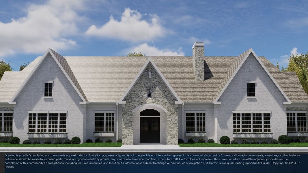 Front exterior of a home in the English Farm community, located in Archdale, NC (Image 2).