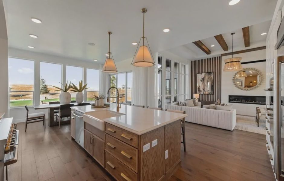 Furnished interior in a model home at Vivant in Parker (Image 7). Furnished interior in a model home at Vivant in Parker (Image 7).