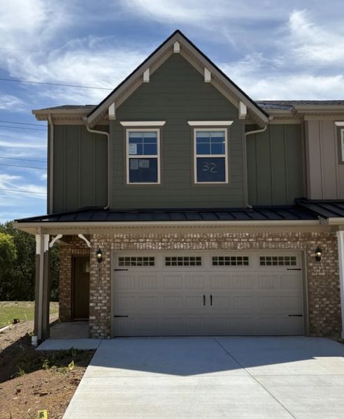 an example of our two car garage exterior