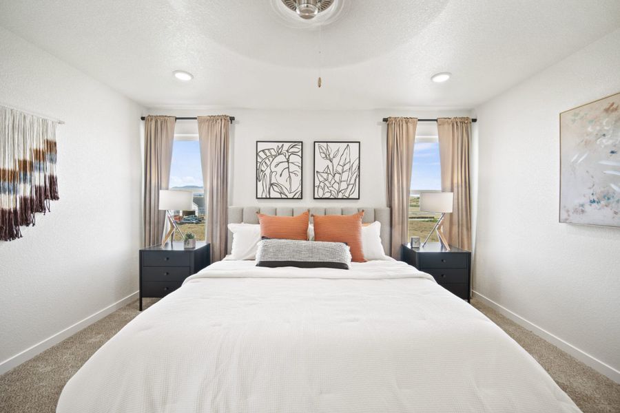 Furnished interior in a model home at The Glen in Colorado Springs (Image 24).