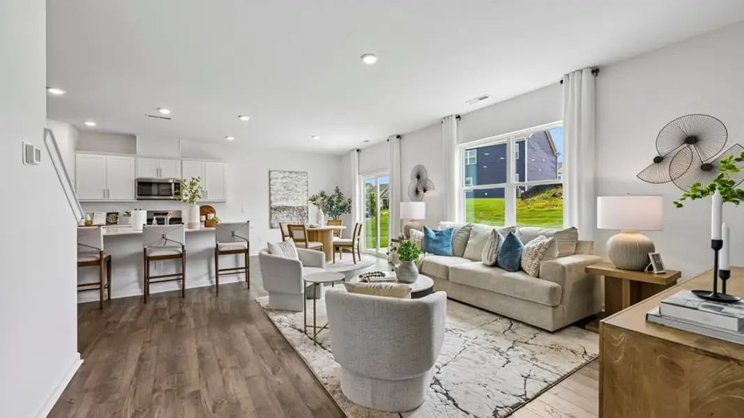 Furnished interior in a model home at Collins Ridge in Hillsborough (Image 10).