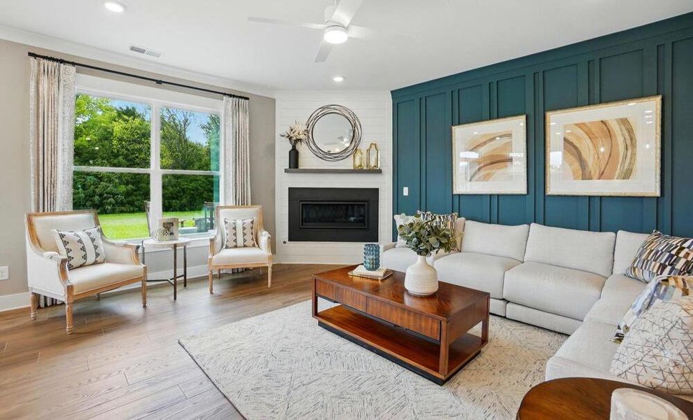 Furnished interior in a model home at Heritage - 55+ Community in Indian Trail (Image 9). Furnished interior in a model home at Heritage - 55+ Community in Indian Trail (Image 9).