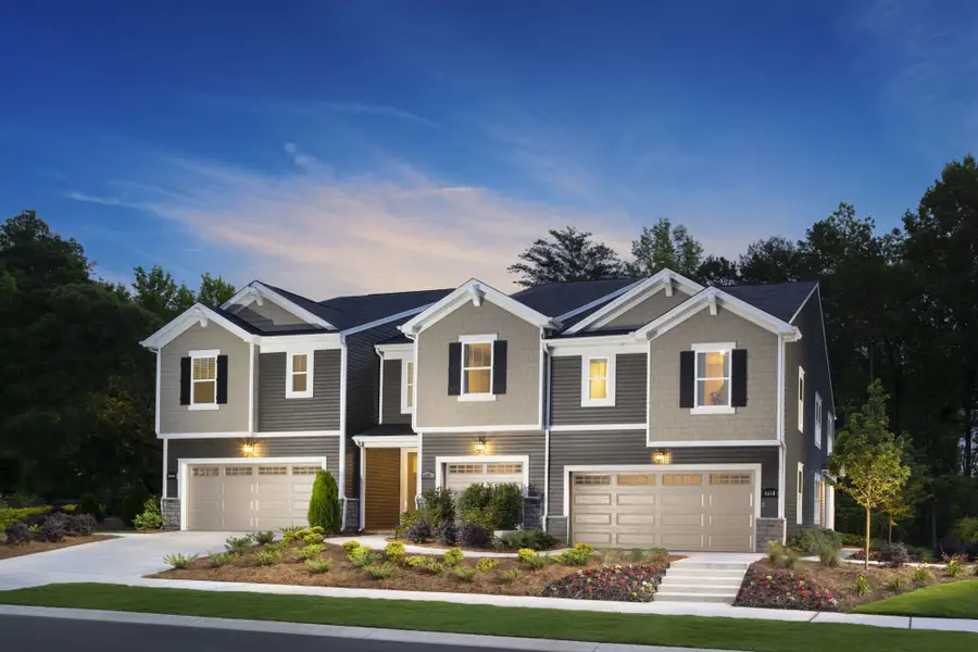 Front exterior of a home in the Stonesummit at Reedy Creek community, located in Charlotte, NC (Image 2).