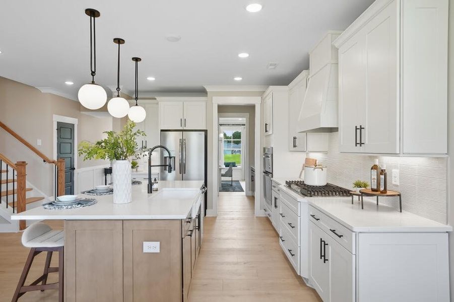 Furnished interior in a model home at Arbordale in Blythewood (Image 7).